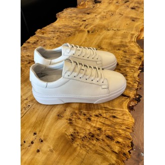 1090 Beyaz Cilt Hakiki Deri Erkek Sneakers