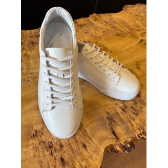 1090 Beyaz Cilt Hakiki Deri Erkek Sneakers