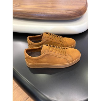 4226 Taba Nubuk Hakiki Deri Erkek Sneakers