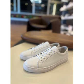 4253 Beyaz Hakiki Deri Erkek Sneakers