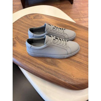 4253 Füme Mat Hakiki Deri Erkek Sneakers