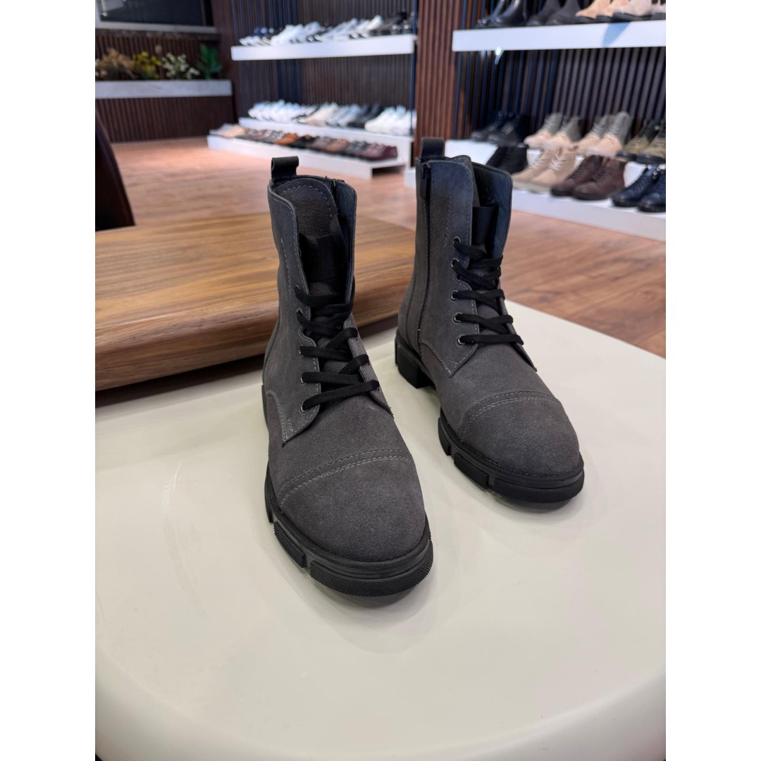 5627 Füme Nubuk Hakiki Deri Bot