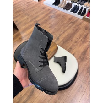 5627 Füme Nubuk Hakiki Deri Bot