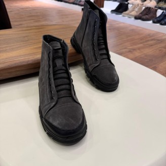 5628 Füme Nubuk Hakiki Deri Bot