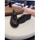 5635 Kahve Hakiki Deri Sneakers