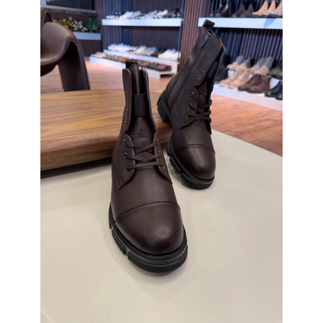 5636 Kahve Cilt Hakiki Deri Bot