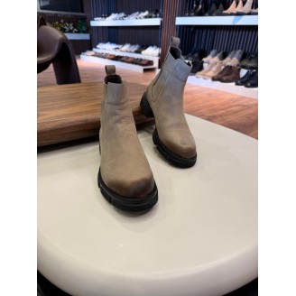 5637 Bej Nubuk Hakiki Deri Bot