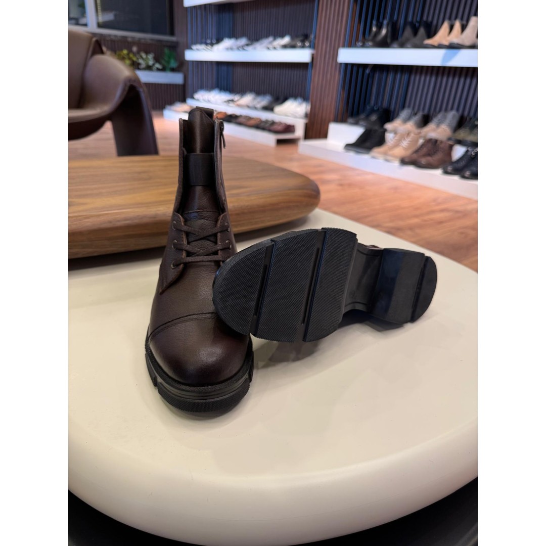 5636 Kahve Cilt Hakiki Deri Bot