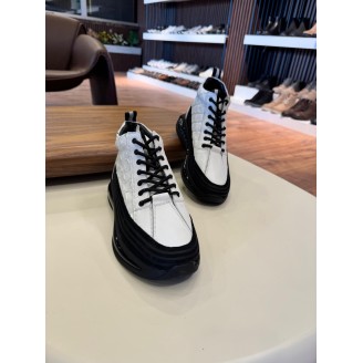 5641 Beyaz Cilt Hakiki Deri Bot