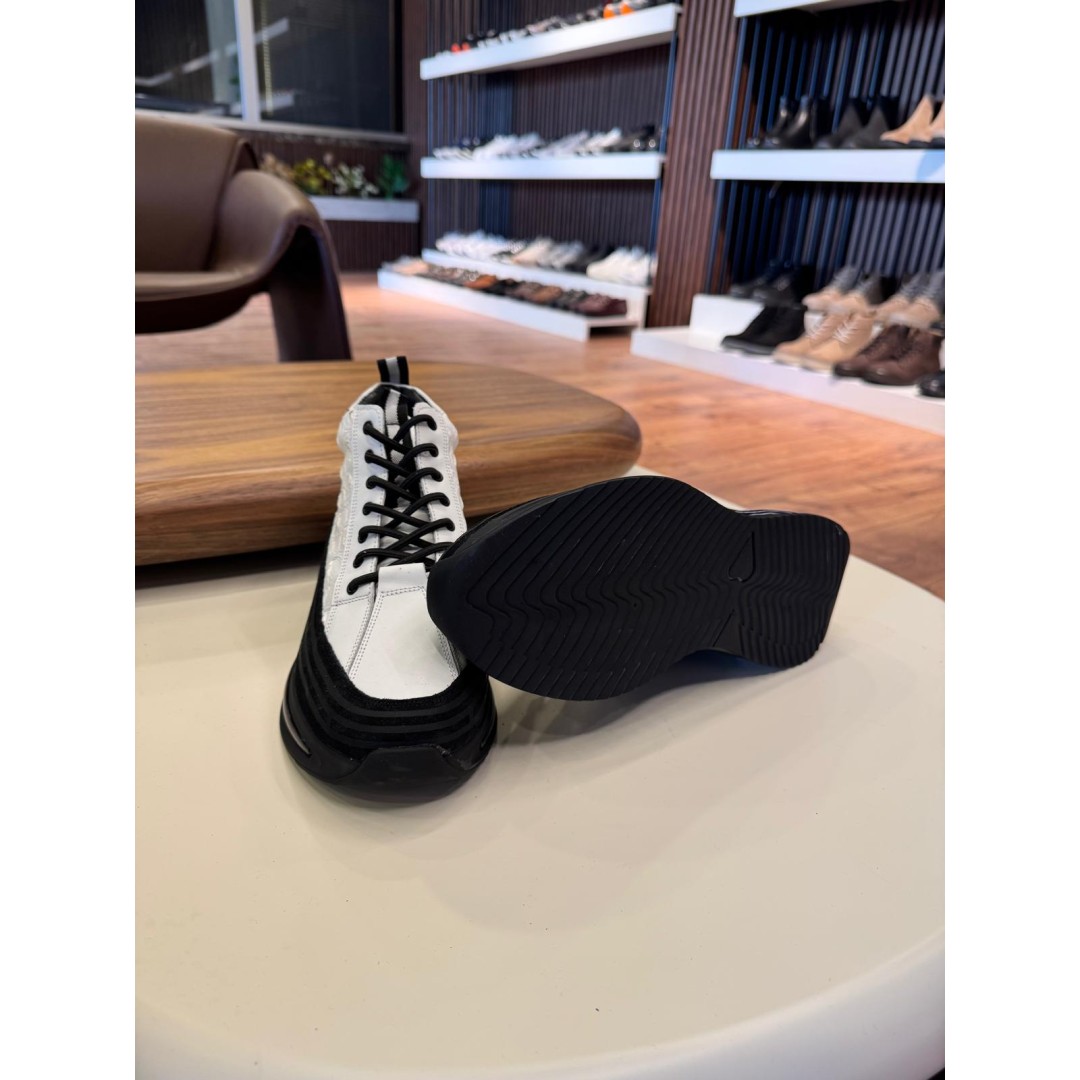 5641 Beyaz Cilt Hakiki Deri Bot