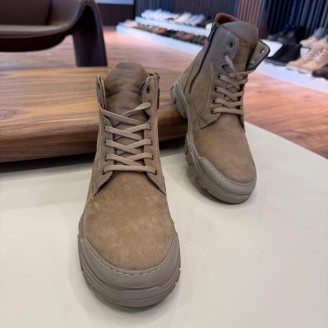 5640 Bej Nubuk Hakiki Deri Bot