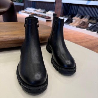 5644 Siyah Cilt Hakiki Deri Bot