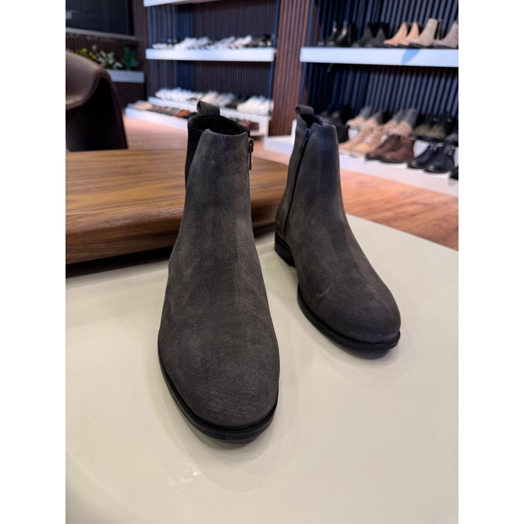 5643 Füme Nubuk Hakiki Deri Bot