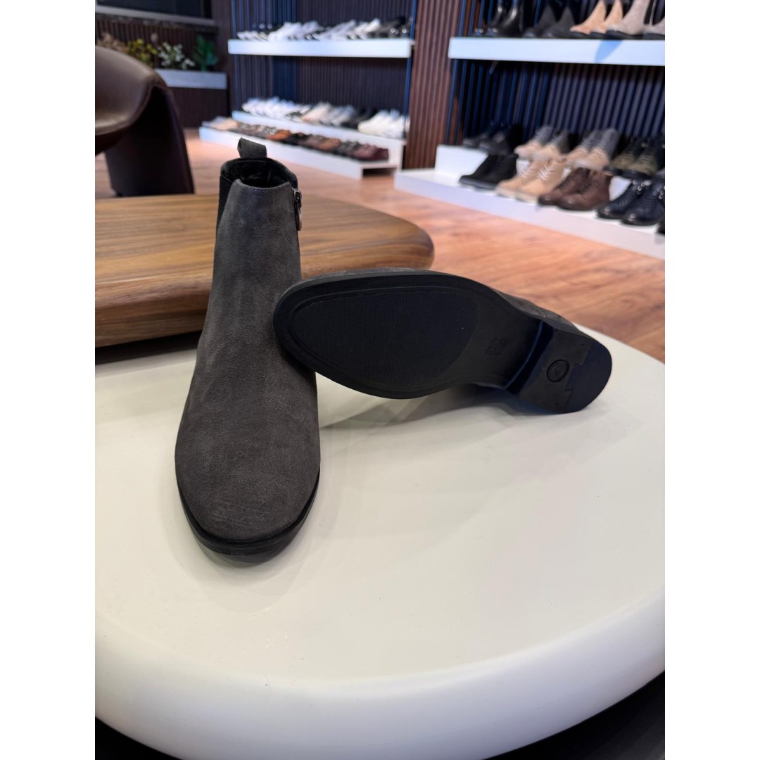 5643 Füme Nubuk Hakiki Deri Bot