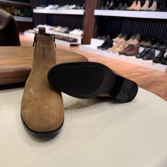 5648 Bej Nubuk Hakiki Deri Bot