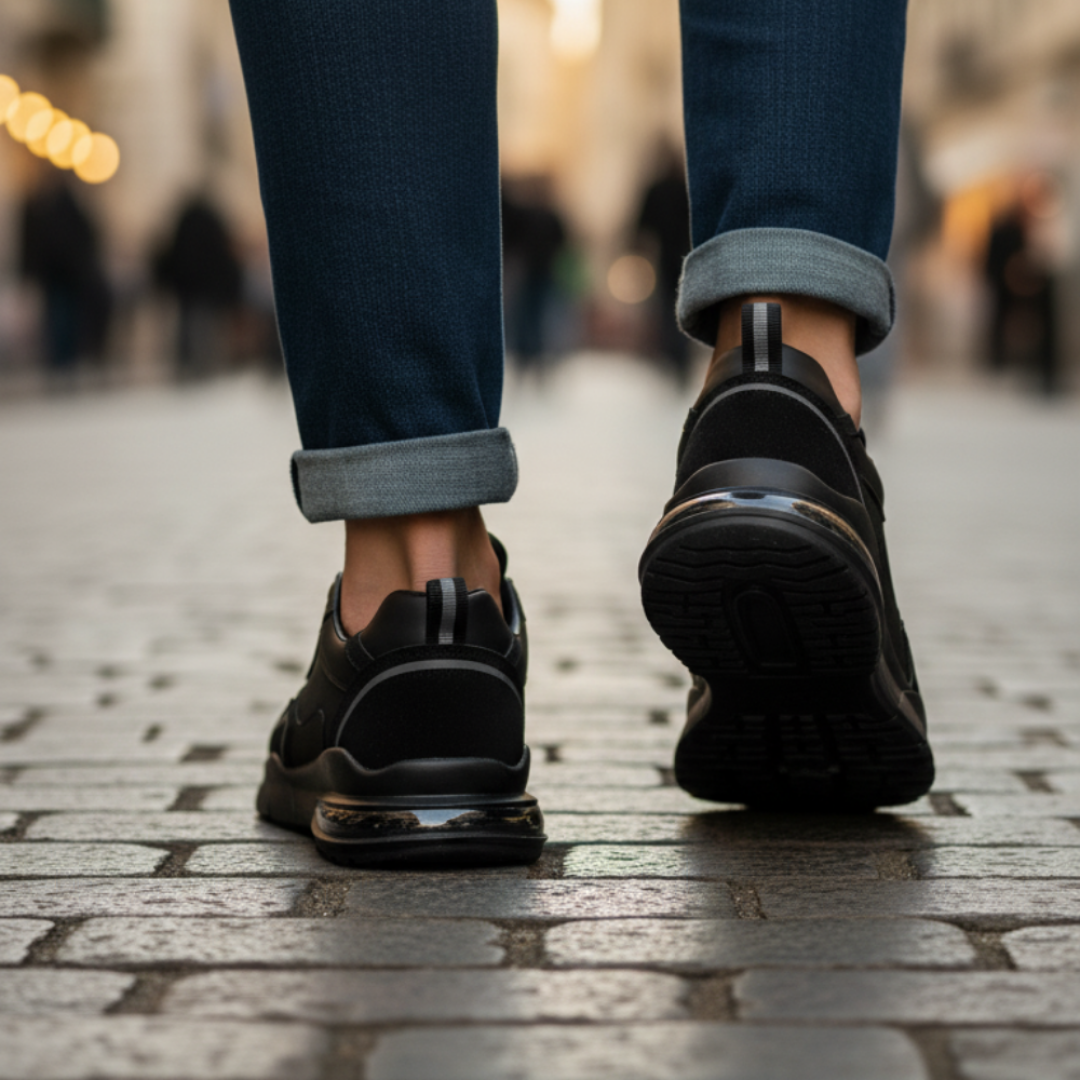 LUİZ PAULO 2028 SİYAH HAKİKİ DERİ ERKEK SNEAKERS - ERKEK SPOR AYAKKABI