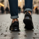 LUİZ PAULO 2028 SİYAH HAKİKİ DERİ ERKEK SNEAKERS - ERKEK SPOR AYAKKABI