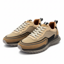 2028 Bej Nubuk Hakiki Deri Erkek Sneakers