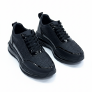 1074 Cam Kırığı Hakiki Deri Erkek Sneakers