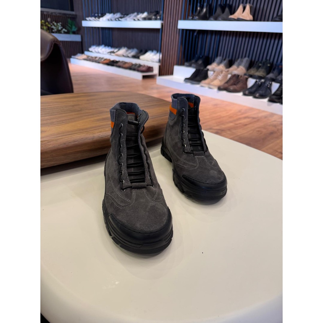 5651 Füme Nubuk Hakiki Deri Bot