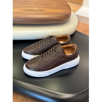 1090 Beyaz Cilt Hakiki Deri Erkek Sneakers