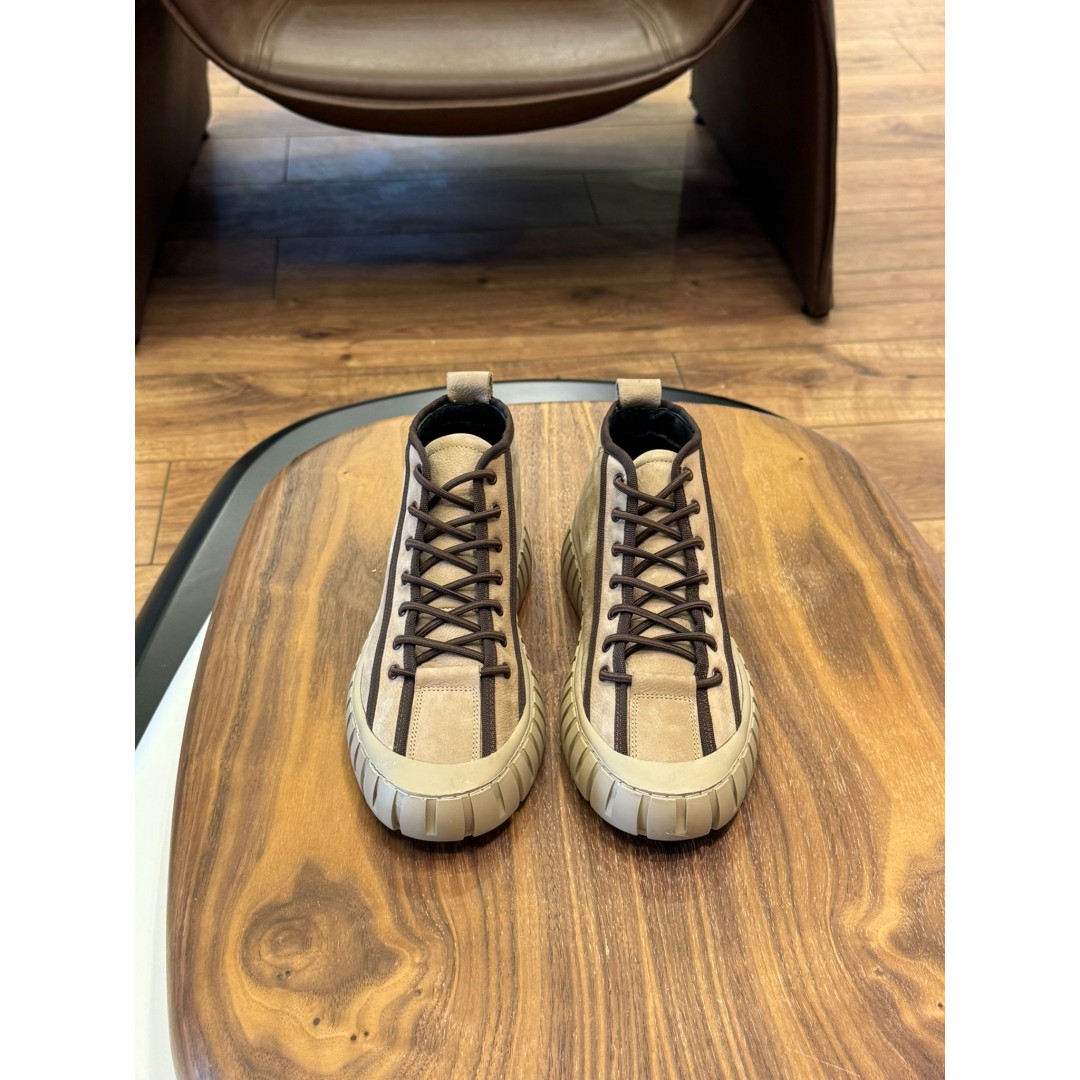 1085 Bej Nubuk Hakiki Deri Erkek Bot