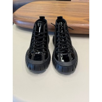 1085 Siyah Rugan Nubuk Hakiki Deri Erkek Bot