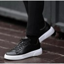 1090 Siyah Cilt Hakiki Deri Erkek Sneakers