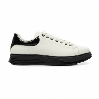 1051 Beyaz Hakiki Deri Erkek Sneakers