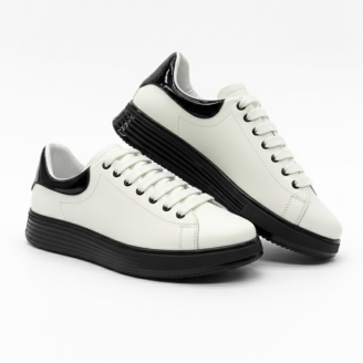 1051 Beyaz Hakiki Deri Erkek Sneakers