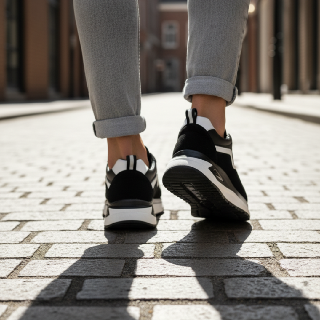 1103 Siyah Hakiki Deri Erkek Sneakers