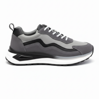 1103 Füme Hakiki Deri Erkek Sneakers
