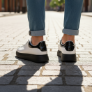 1051 Beyaz Hakiki Deri Erkek Sneakers