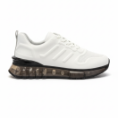 1011 Beyaz Hakiki Deri Erkek Sneakers