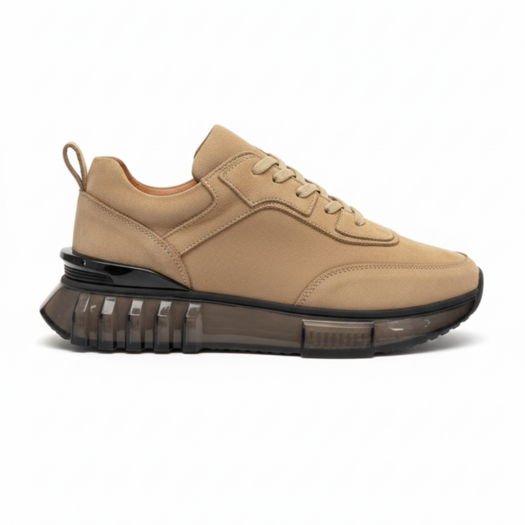 10000 Bej Hakiki Deri Erkek Sneakers