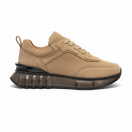 10000 Bej Hakiki Deri Erkek Sneakers