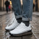 1011 Beyaz Hakiki Deri Erkek Sneakers