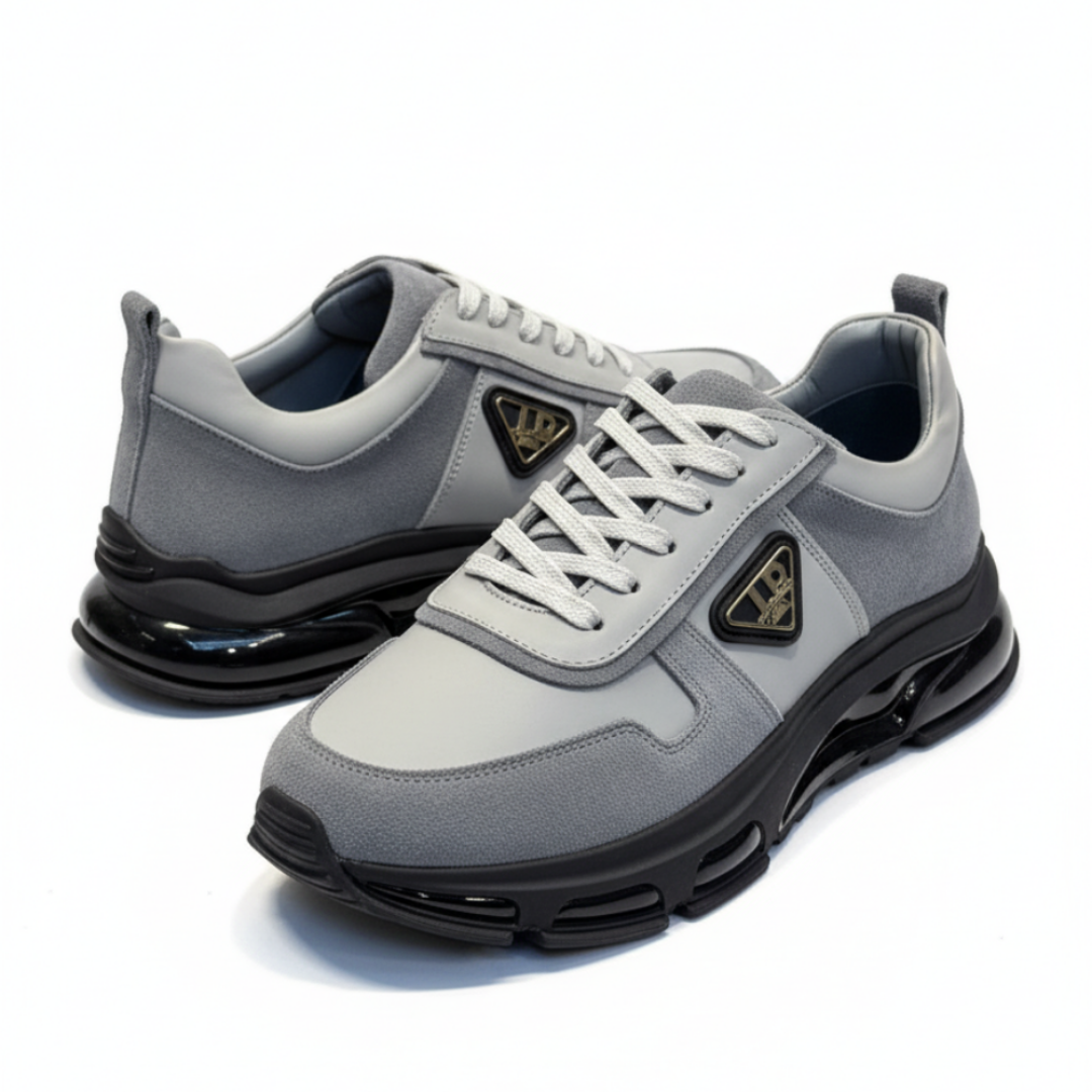 2027 Füme Süet Hakiki Deri Erkek Sneakers