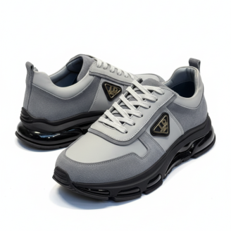 2027 Füme Süet Hakiki Deri Erkek Sneakers