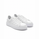 1011 Beyaz Hakiki Deri Erkek Sneakers