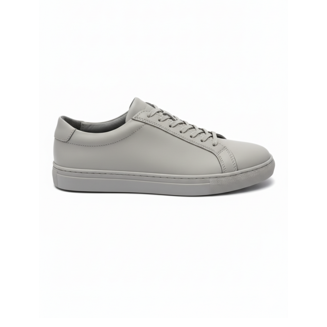 4253 Füme Mat Hakiki Deri Erkek Sneakers