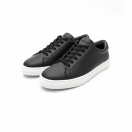 4253 Mat Siyah Hakiki Deri Erkek Sneakers