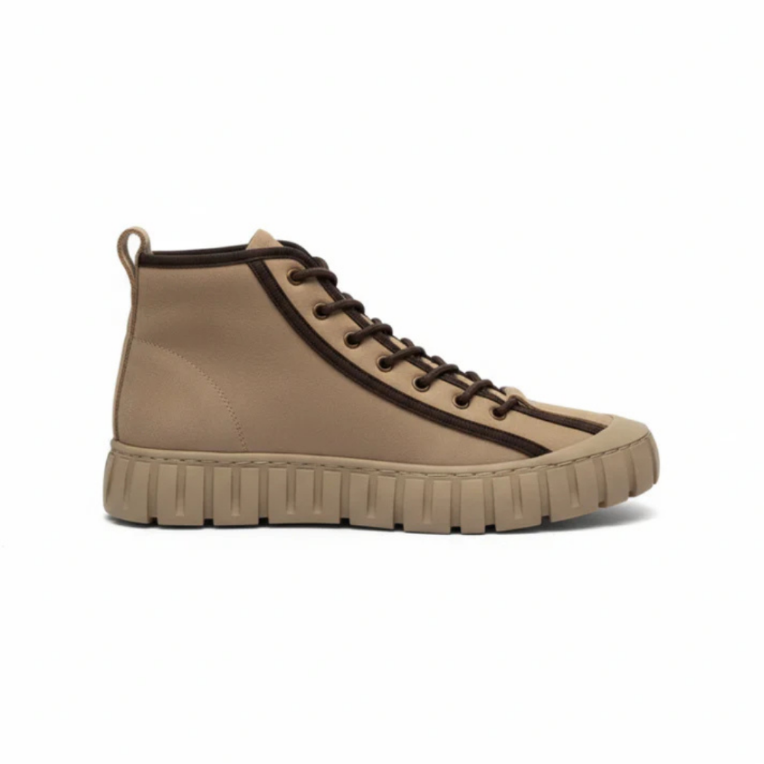 1085 Bej Nubuk Hakiki Deri Erkek Bot