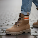 10500 Bej Süet Hakiki Deri Erkek Bot