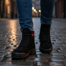 10500 Siyah Süet Hakiki Deri Erkek Bot