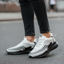 2028 Beyaz Hakiki Deri Erkek Sneakers