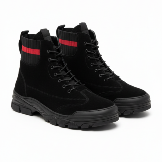 10500 Siyah Süet Hakiki Deri Erkek Bot