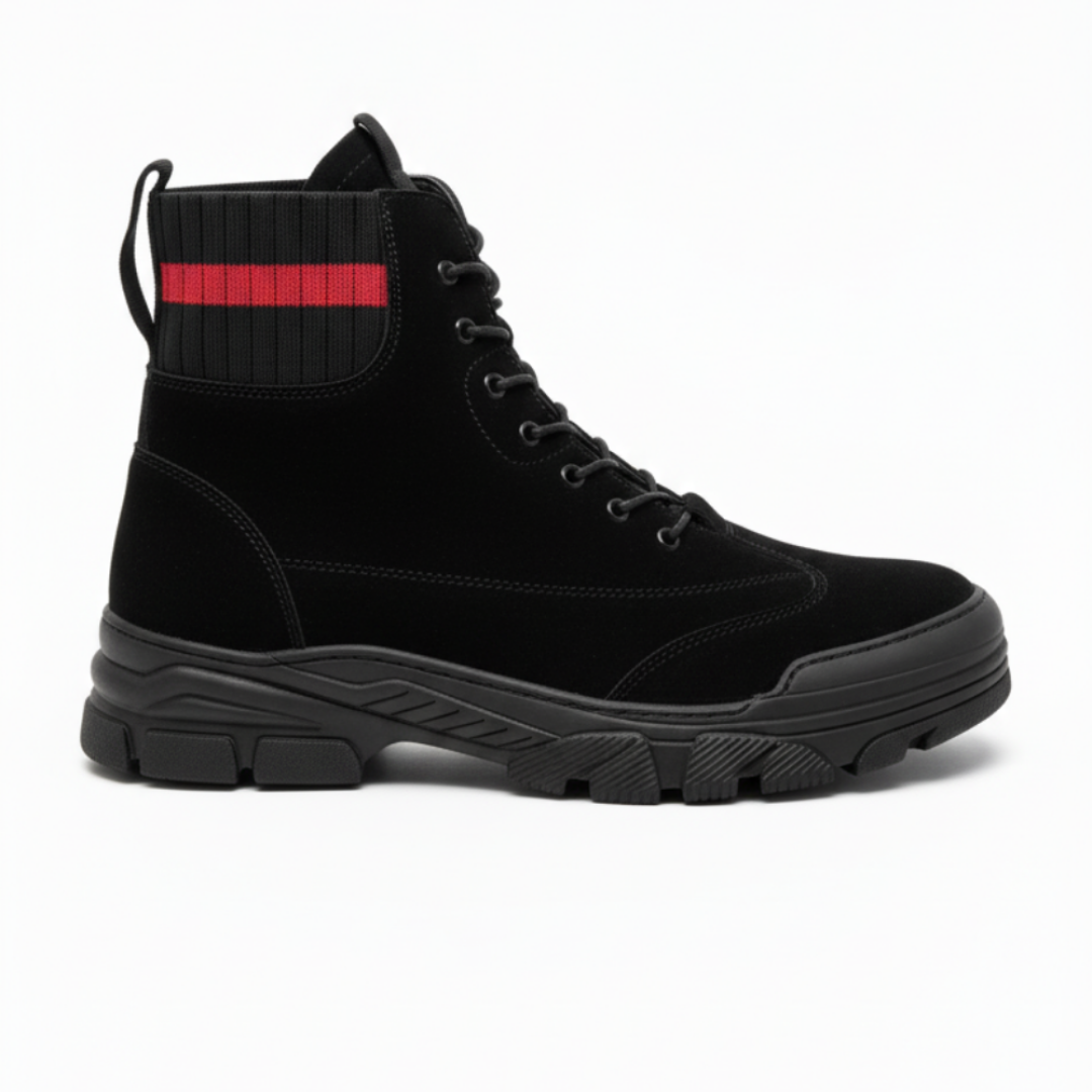 10500 Siyah Süet Hakiki Deri Erkek Bot