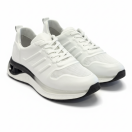 1011 Beyaz Eva Hakiki Deri Erkek Sneakers