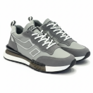 1091 Füme Hakiki Deri Erkek Sneakers